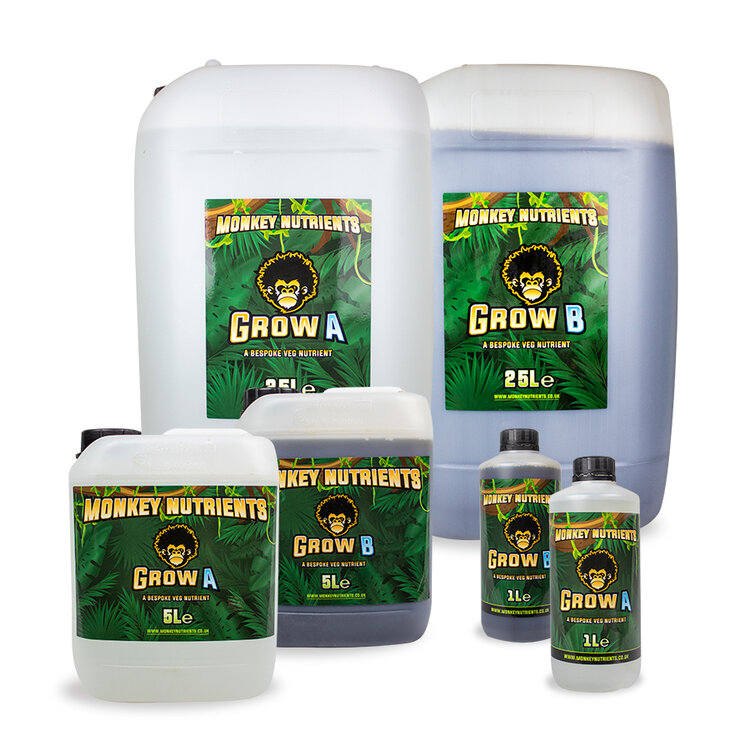 Monkey Nutrients Grow A+B Safe Roots